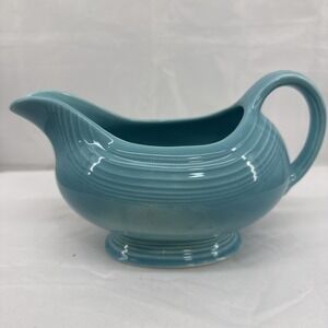 Fiesta Blue‎ Gravy Boat Sauce Server Fiestaware Made In USA